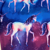 Blue Purple Galaxy Unicorn Kids Soft Leggings