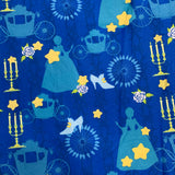 Princess Glow In The Dark Star Print Soft Blue Leggings