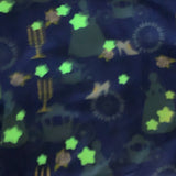 Princess Glow In The Dark Star Print Soft Blue Leggings