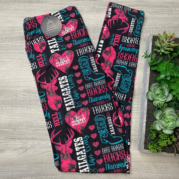 Extra Soft printed leggings with 4-way stretch fabric, so you can move with absolute comfort and ease.