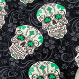 Green Lucky Shamrock Celtic Knot Skull Leggings Yoga Band St Patricks Day Outfit