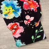 Little Mermaid Print Kids Joggers w/ Pockets