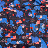 4th Of July Donkey Soft Capri Leggings w/ Pockets