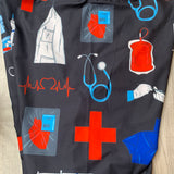 Let’s Save Lives - Doctor Nurse Themed Print Soft Leggings