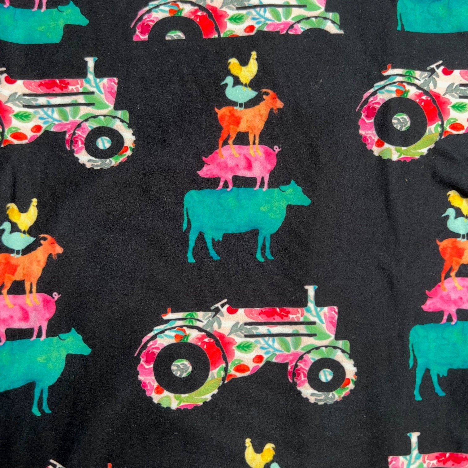 Farm Tractor Soft Leggings