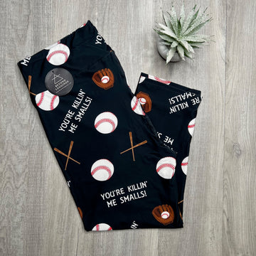 Killin' Me Smalls Baseball Capri Leggings