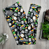 Extra Soft printed leggings with 4-way stretch fabric, so you can move with absolute comfort and ease.