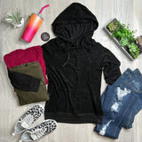 Kangaroo Pocket Hoodie Top