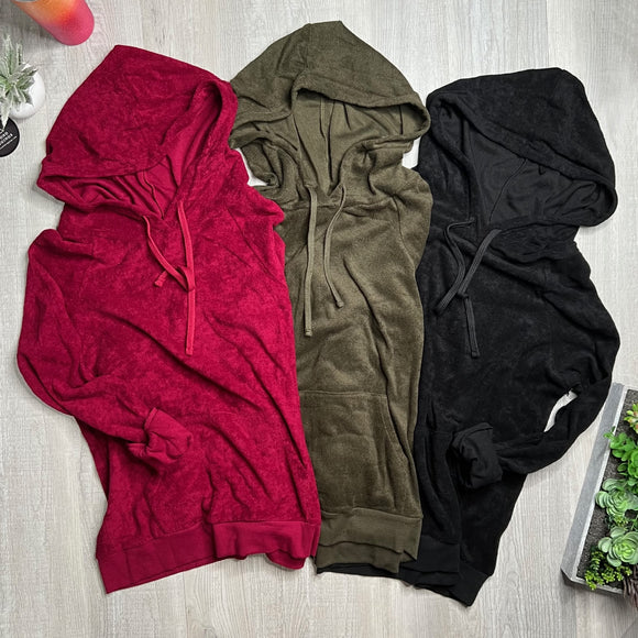 Kangaroo Pocket Hoodie Top