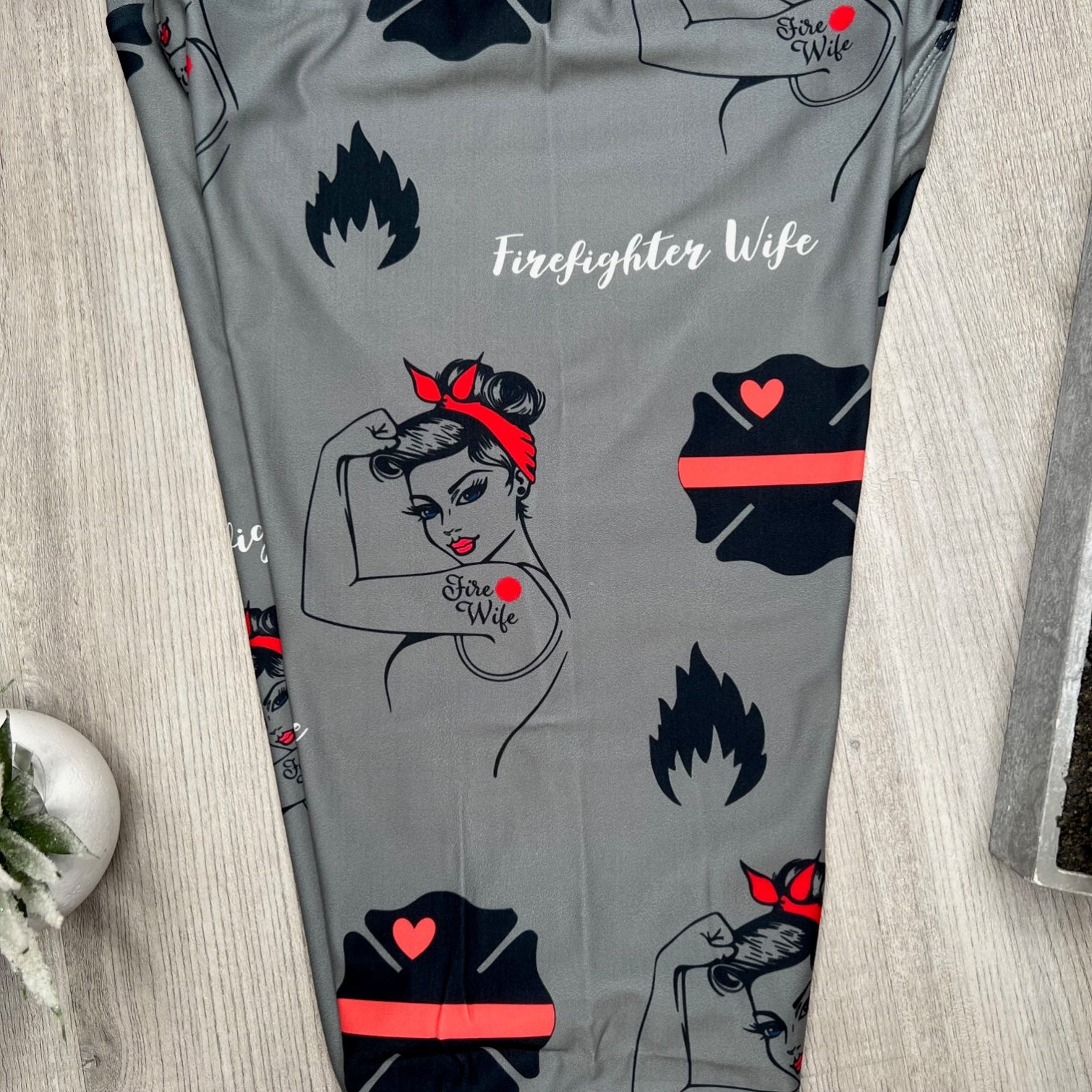 Firefighter Wife Soft Leggings