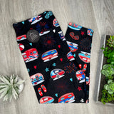 Extra Soft printed leggings with 4-way stretch fabric, so you can move with absolute comfort and ease.