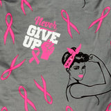 Pink Ribbon Never Give Up Rosie Soft Leggings
