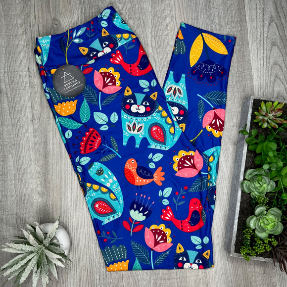 Extra Soft printed leggings with 4-way stretch fabric, so you can move with absolute comfort and ease.