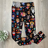 Coco Print Kids Leggings