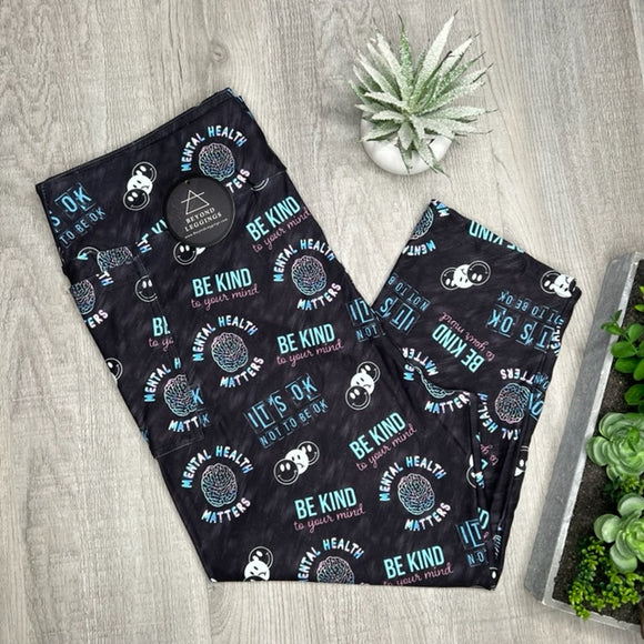 Mental Health Matters Capris w/ Pockets