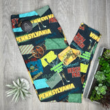 Pennsylvania State Print Soft Leggings