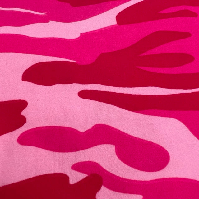 Hot Pink Camo Print Soft Leggings