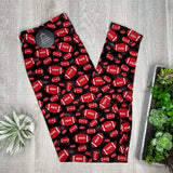 Football Pigskin Soft Leggings - Adult & Kid Sizes