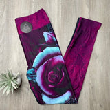 Blue Rose Leggings