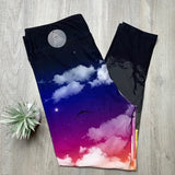 Sunset In The Desert Print Soft Leggings