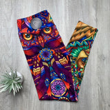 Stained Glass Animals Print Leggings