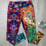 Stained Glass Animals Print Leggings