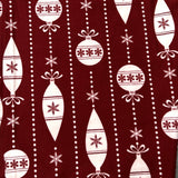 Red Ornament Print Soft Leggings