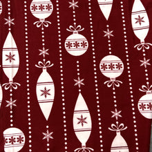 Red Ornament Print Soft Leggings