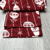 Red Ornament Print Soft Leggings