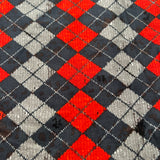 Sweater Argyle Print Christmas Soft Leggings