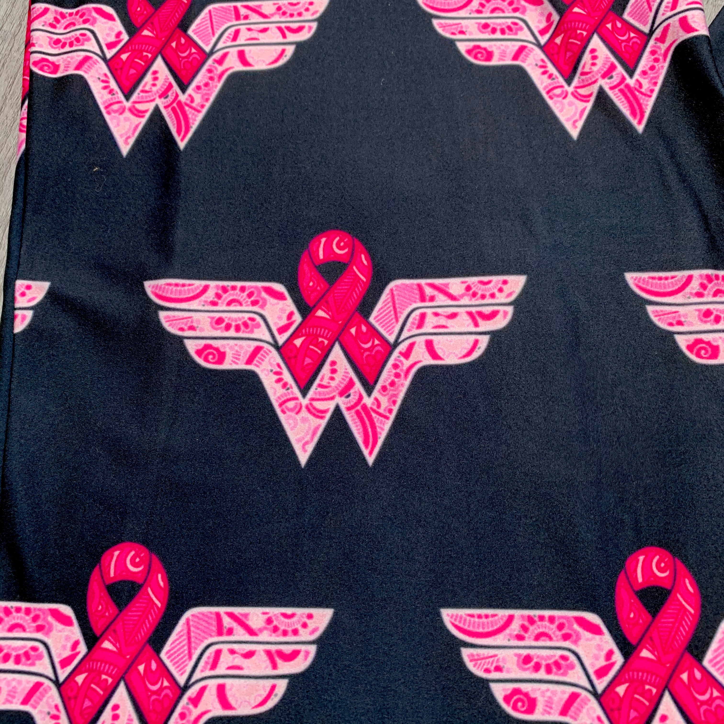 WW Pink Ribbon Breast Cancer Awareness Leggings