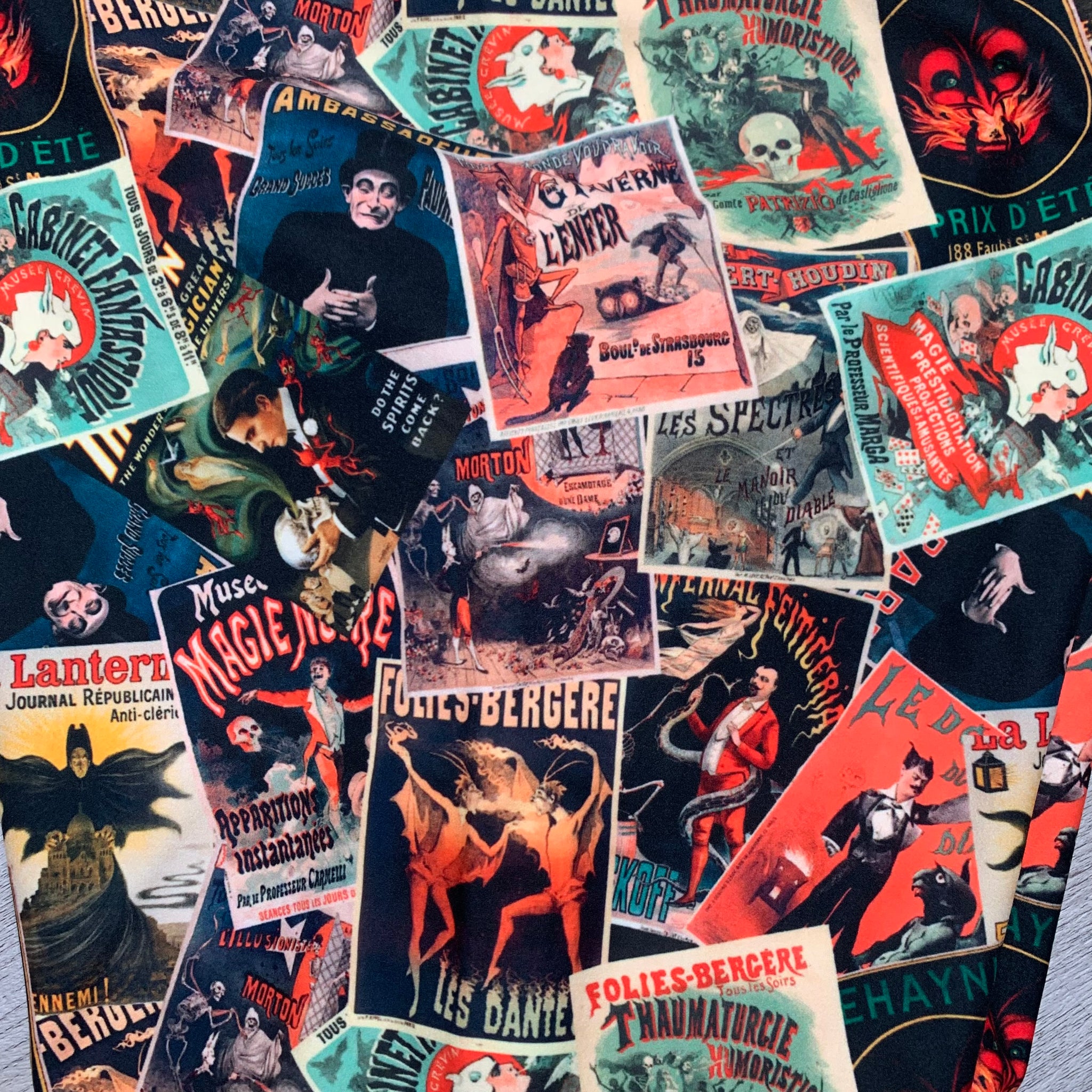 Vintage Horror Movie Poster Soft Leggings