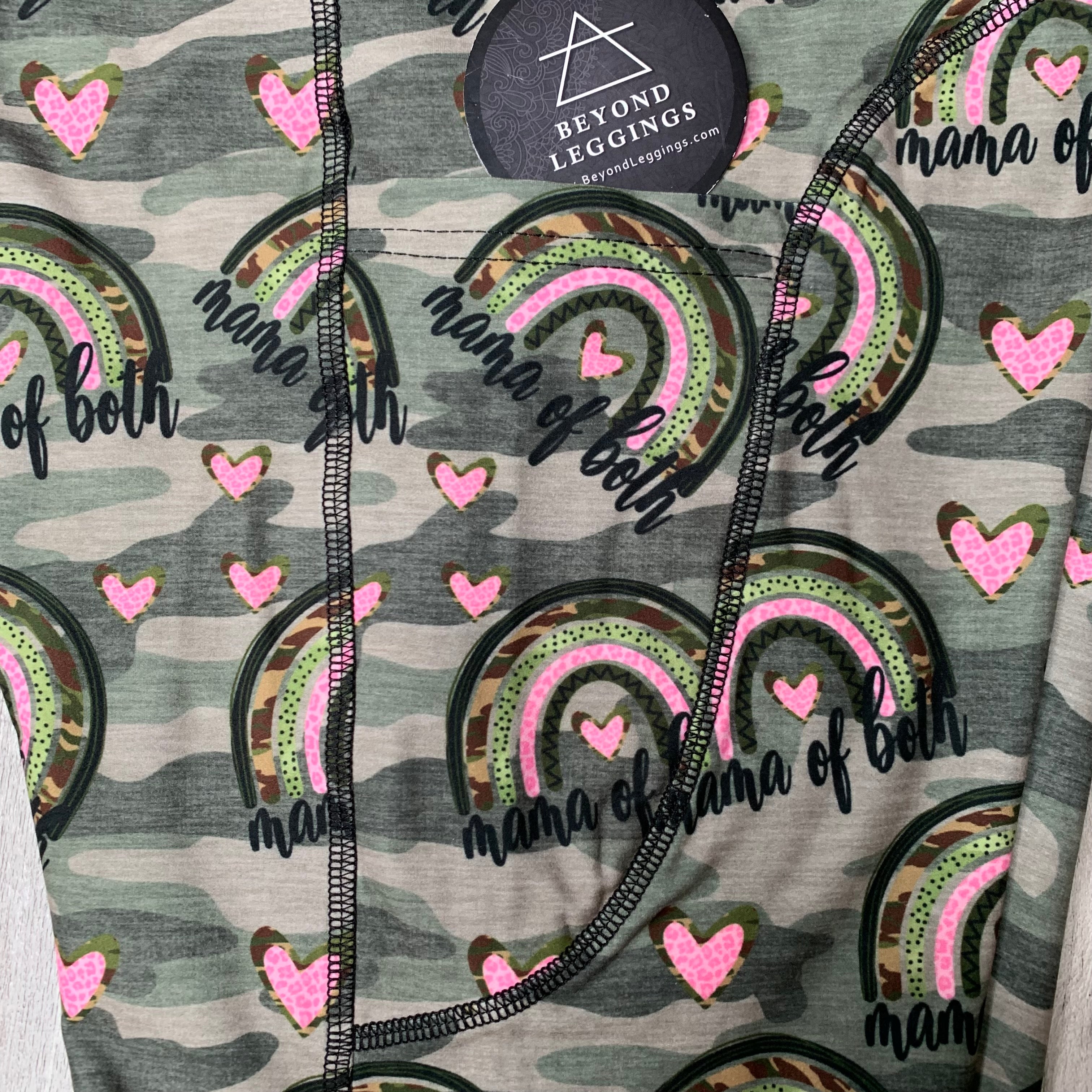 Mom of Both Capri Soft Leggings w/ Double Pockets