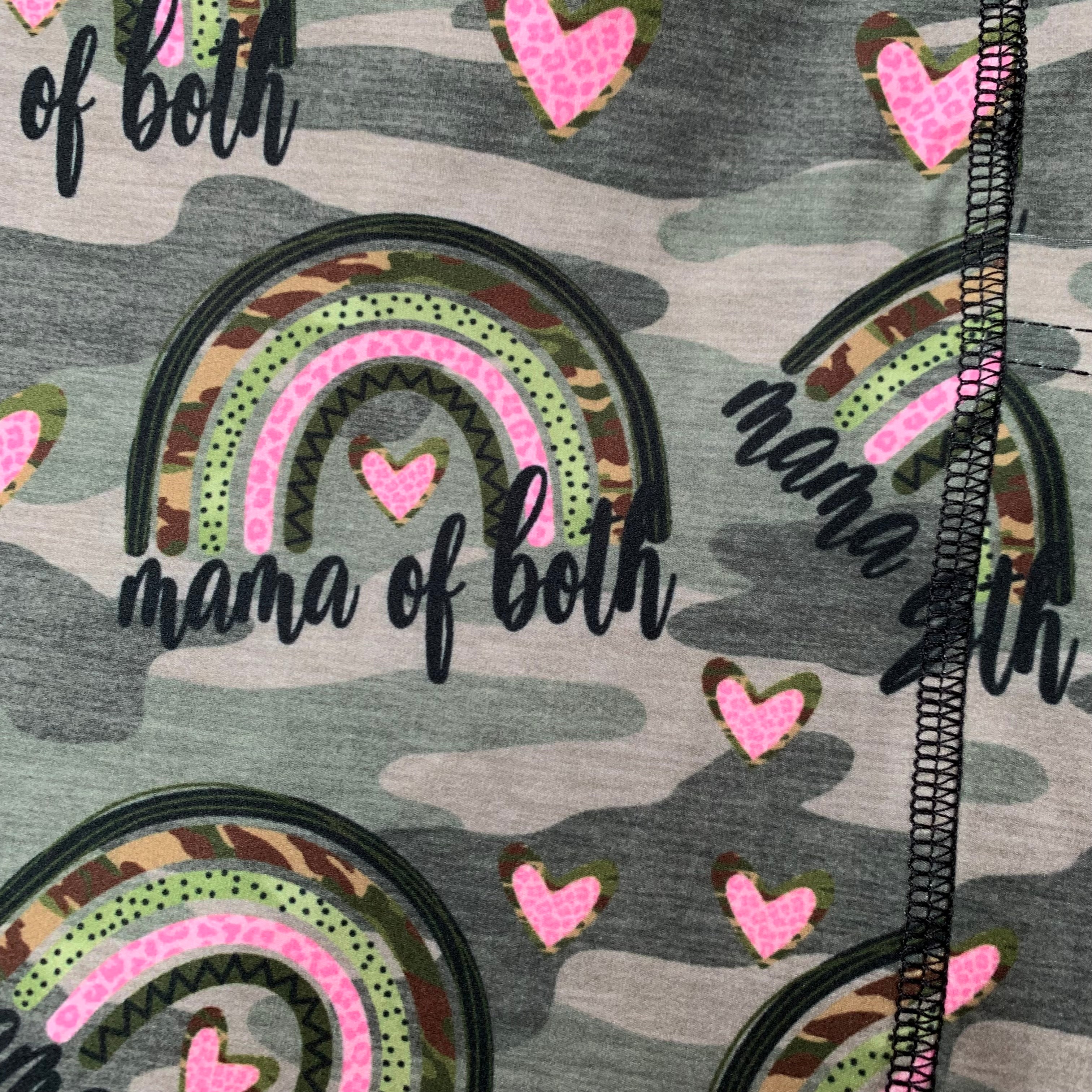 Mom of Both Capri Soft Leggings w/ Double Pockets