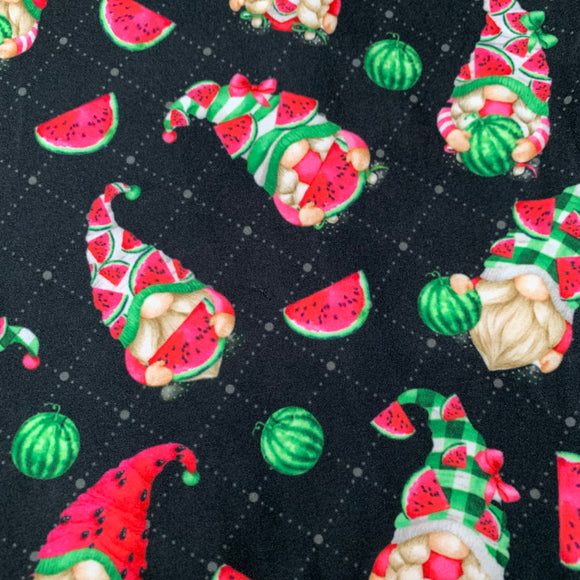 Watermelon Gnomes Soft Leggings w/ Double Pockets