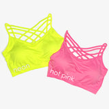 Layering Cage Bralettes - Removable Pads - Many Colors