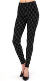 Dotted Ogee Print Leggings