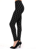Dotted Ogee Print Leggings