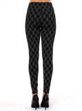Dotted Ogee Print Leggings