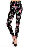 Paisley Lilly Print Soft Leggings