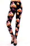 Lotus Flower Print Soft Leggings