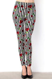 Cherry Bomb Stipe Leggings