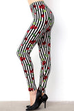Cherry Bomb Stipe Leggings