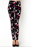 Punk Love Print Soft Leggings
