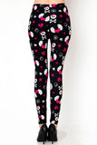 Punk Love Print Soft Leggings