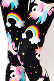 Happy Unicorn Print Leggings