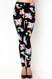Happy Unicorn Print Leggings