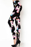 Happy Unicorn Print Leggings