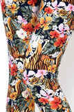 Tiger In The Jungle Print Soft Leggings