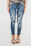 Judy Blue Camo Peekaboo Patch Jeans